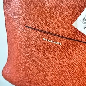 Large Orange Michael Kors Sullivan Messenger Bag (New w/ Tags)